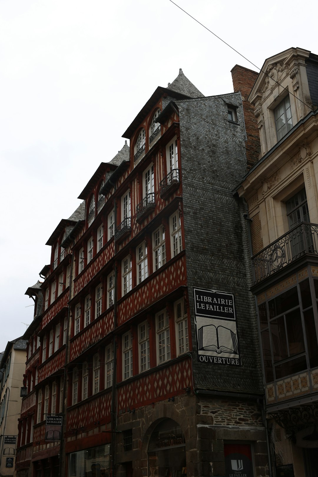 old city buildings facade