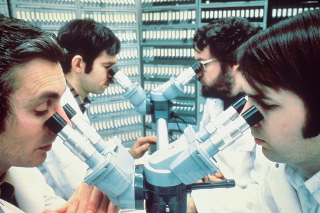team of investigators reviewing evidence