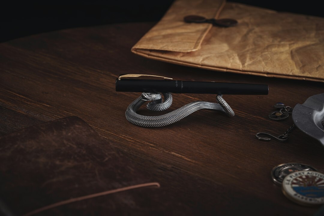 detective notes on desk